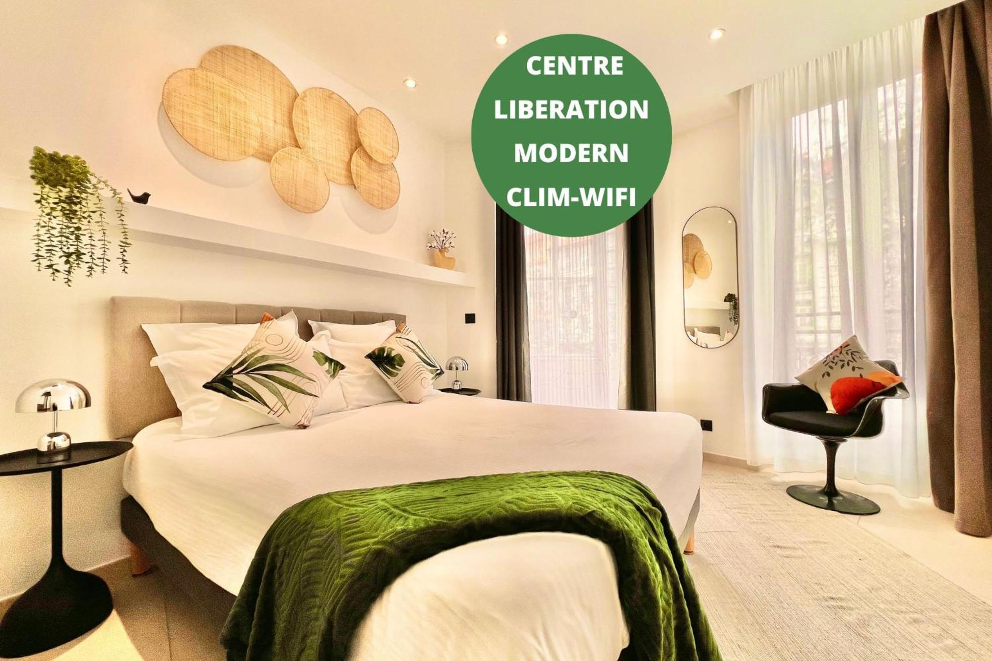 Liberation Center - Private Balcony - 24&7 Reception - Luggage Storage Aparthotel Nice Ngoại thất bức ảnh